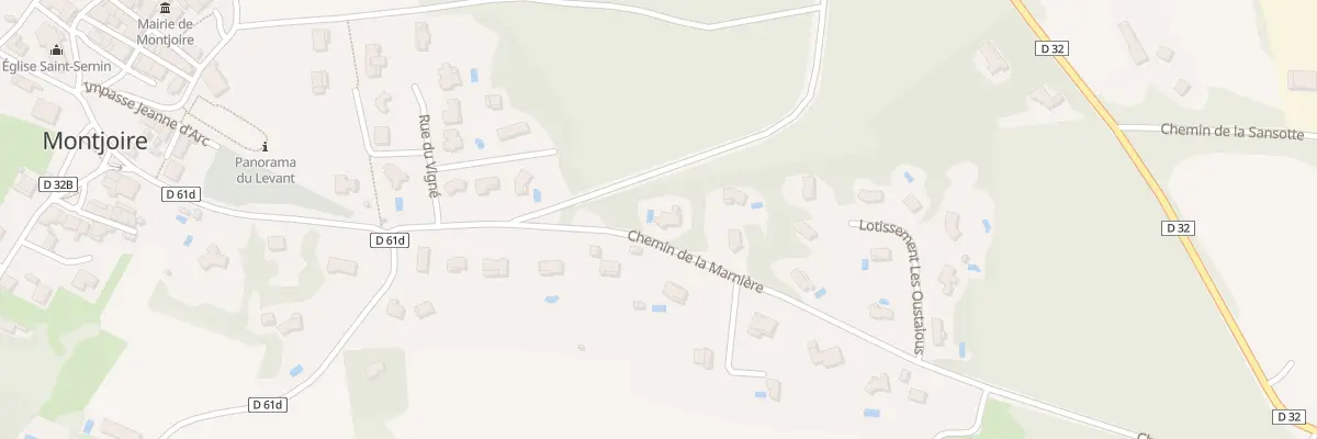 Plan du 143 Che de la Marnière à Montjoire