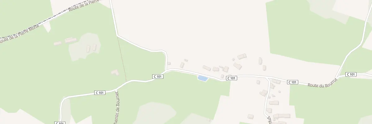 Plan du 899 Rte du Bournet à Pinsac