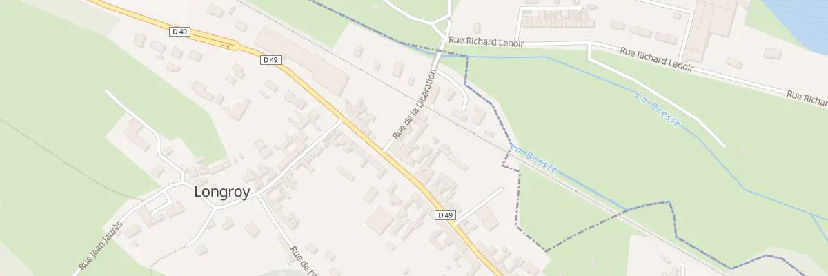 Plan du 9 Rue Georges Clémenceau à Longroy