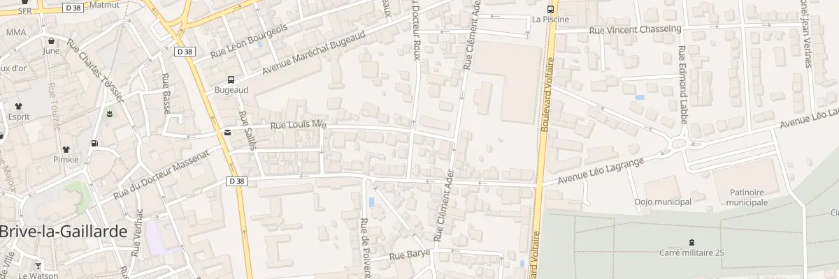 Plan du 40 Rue Louis Mie à Brive-la-Gaillarde