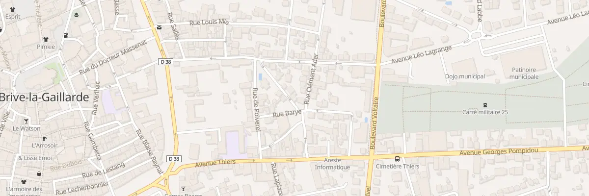 Plan du 11 Rue Bernard Palissy à Brive-la-Gaillarde