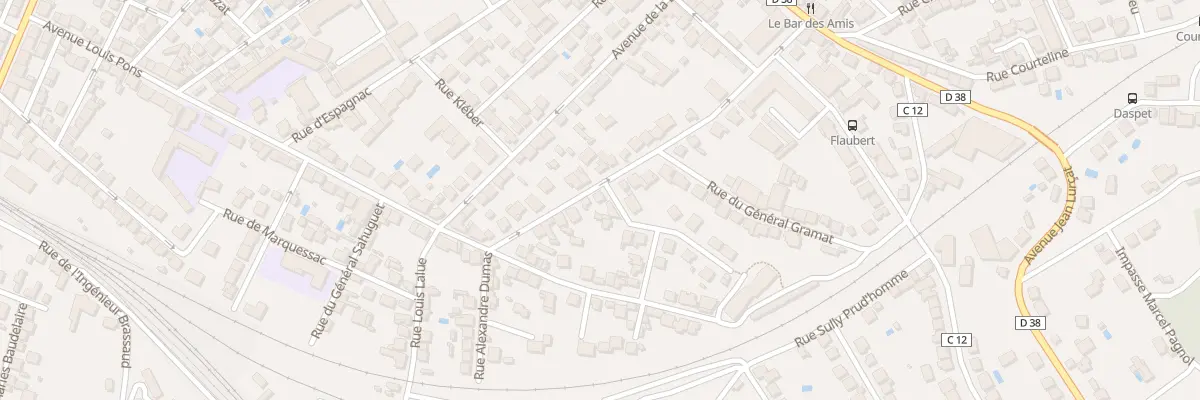 Plan du 21 Rue Gal Desbrulys à Brive-la-Gaillarde