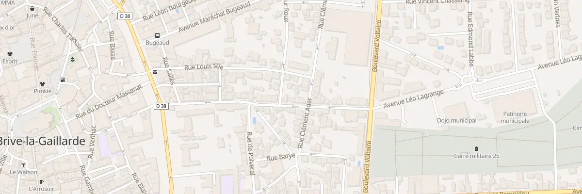 Plan du 31 Rue Gal Dalton à Brive-la-Gaillarde
