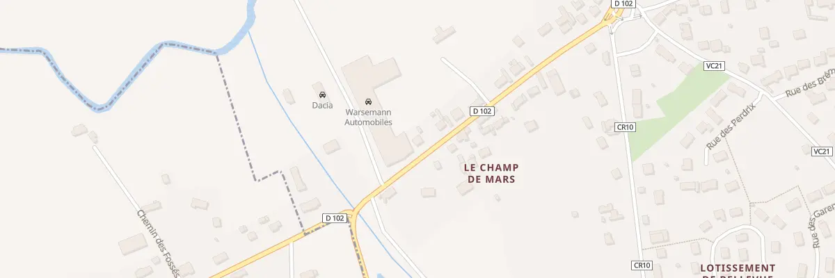 Plan du 20 Av de Cheverny à Bracieux