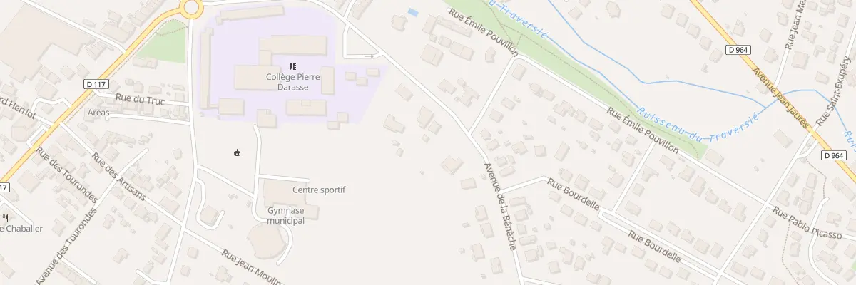 Plan du 8 Av de la Beneche à Caussade