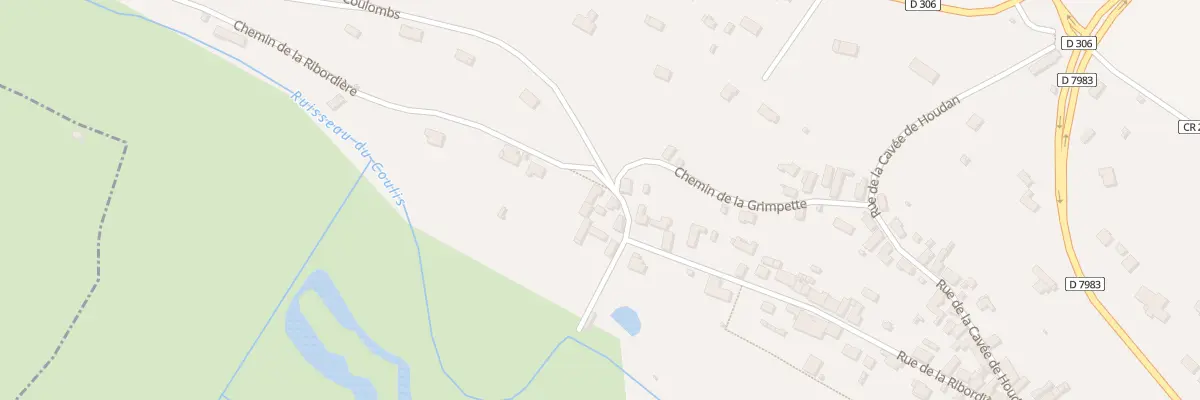 Plan du 37 Rue de la Ribordiére à Coulombs