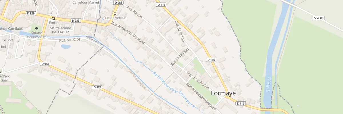 Plan du 35 Rue Alexandre Goislard à Lormaye