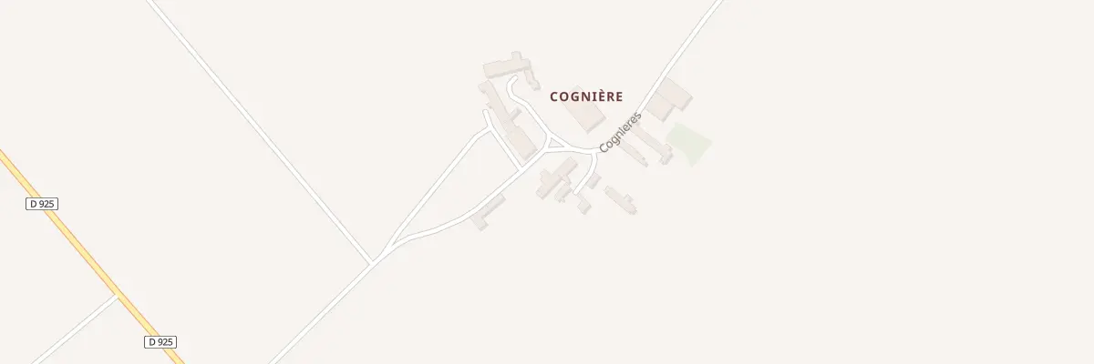 Plan du 2 Cogniere à Villermain