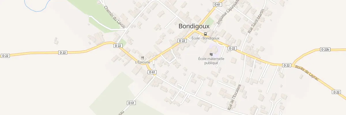 Plan du 24 Pas de l’Ancienne Auberge à Bondigoux