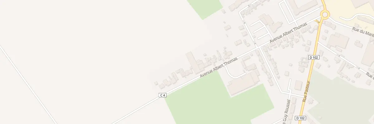 Plan du 42 Av Albert Thomas à Friville-Escarbotin