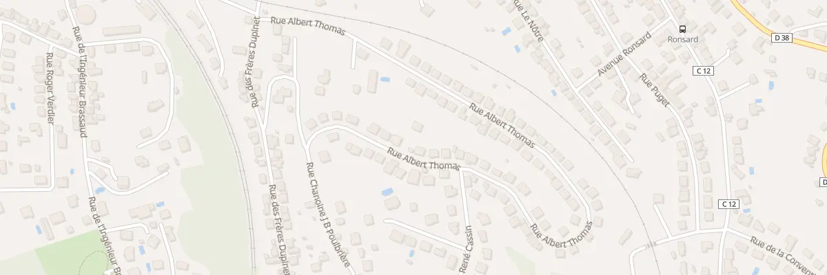 Plan du 82 Rue Albert Thomas à Brive-la-Gaillarde
