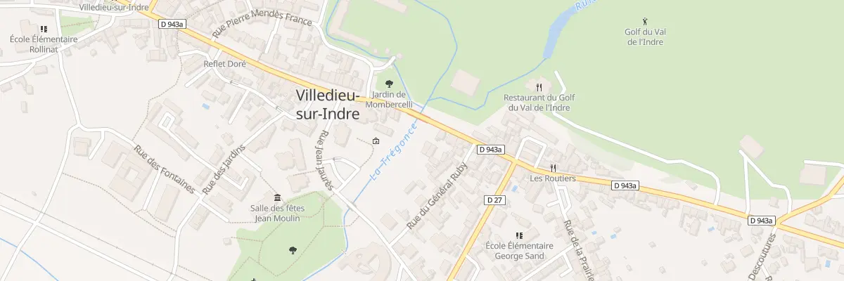 Plan du 54 Rue du Général de Gaulle à Villedieu-sur-Indre