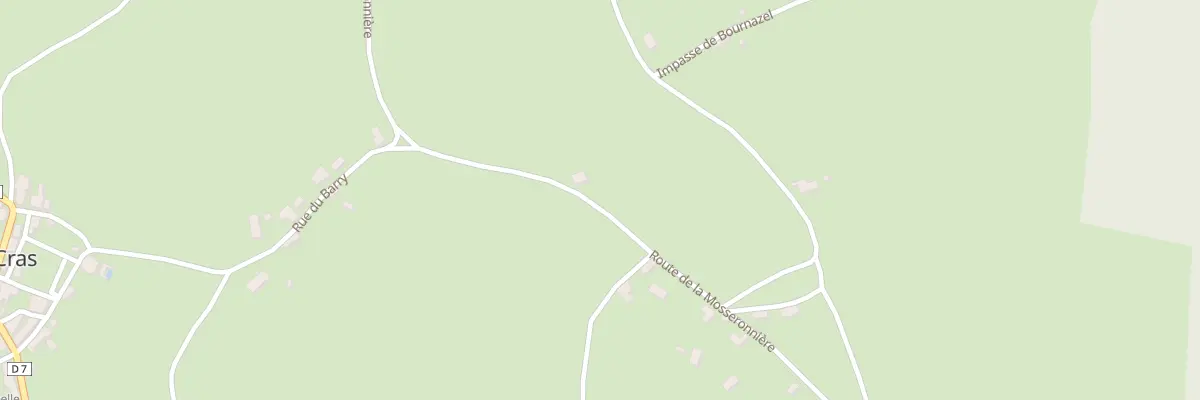 Plan du 5054 La Mosseroniere à Cras