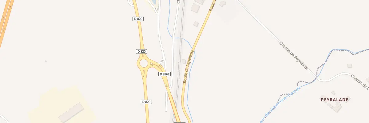 Plan du 529 Rte de Lapenche à Caussade