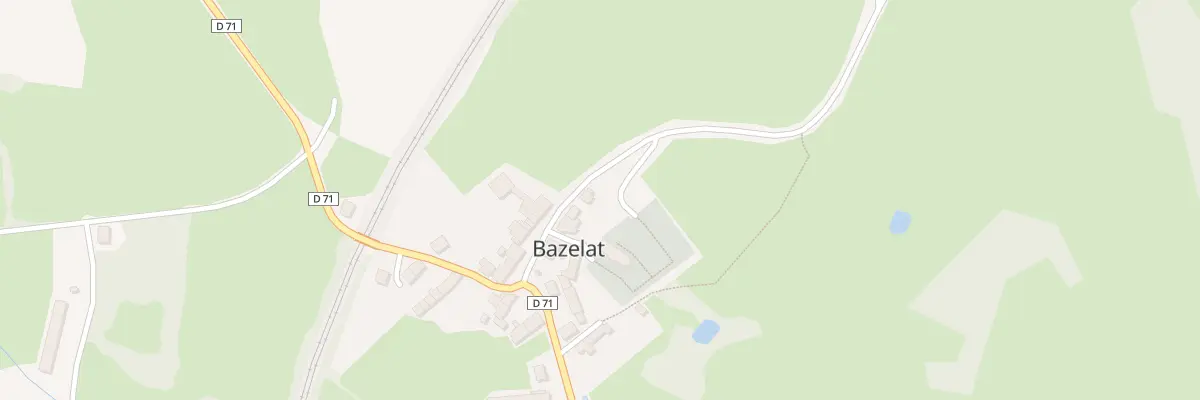Plan du 16 Le Bourg à Bazelat