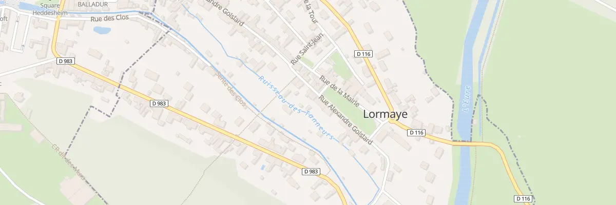 Plan du 50 Rue Alexandre Goislard à Lormaye