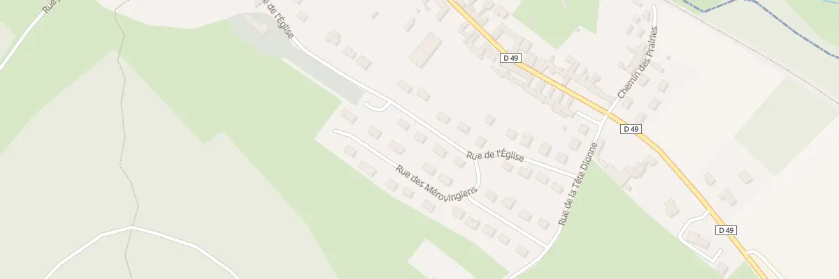 Plan du 12 Rue de l’Eglise à Longroy