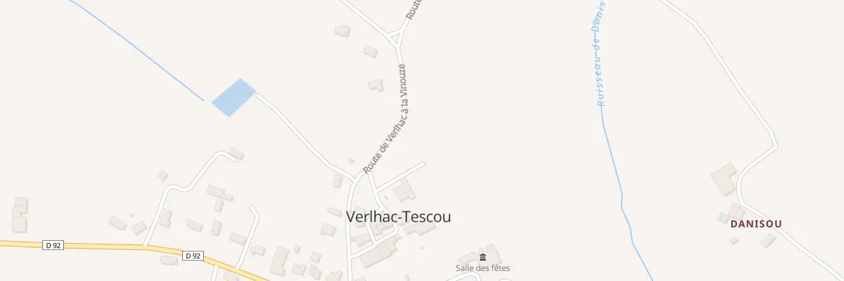 Plan du 3 Rue du Presbytere à Verlhac-Tescou