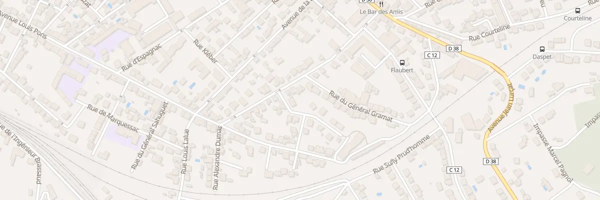 Plan du 17 Rue Gal Desbrulys à Brive-la-Gaillarde