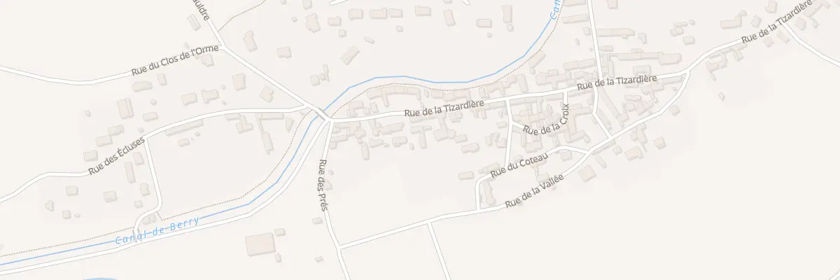 Plan du 89 Rue de la Tizardière à Selles-sur-Cher