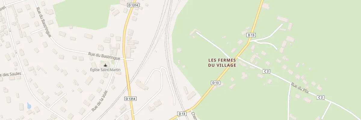 Plan du 320 Rte de Compainville à Serqueux