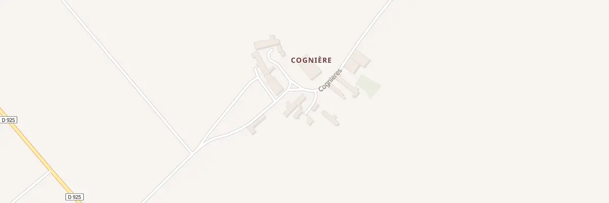Plan du 3 Cogniere à Villermain