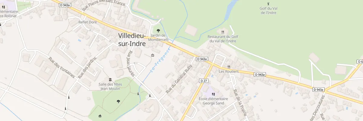 Plan du 56 Rue du Général de Gaulle à Villedieu-sur-Indre
