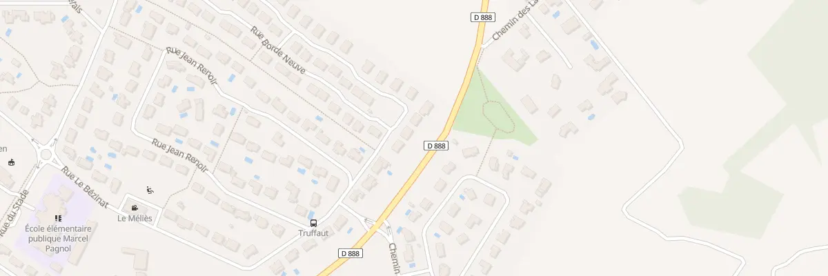 Plan du 2 Rue Borde Neuve à Castelmaurou