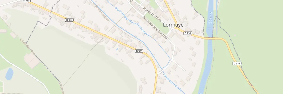 Plan du 43 Rue du Chemin Neuf à Lormaye