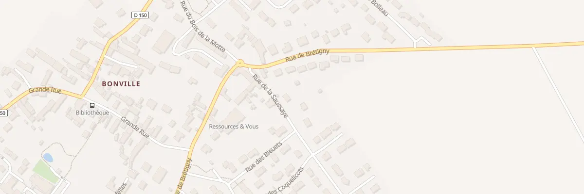 Plan du 1 Rue de la Saussaye à Gellainville