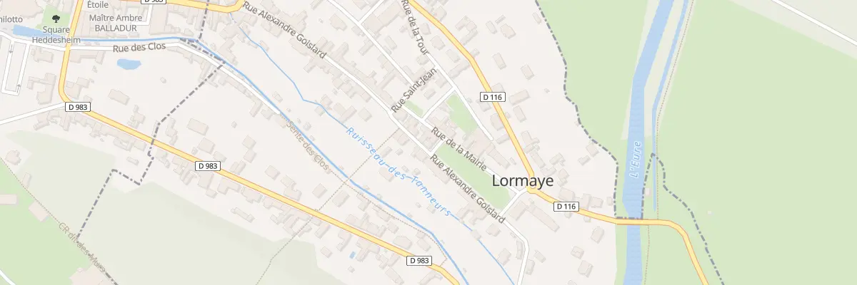 Plan du 41 Rue Alexandre Goislard à Lormaye