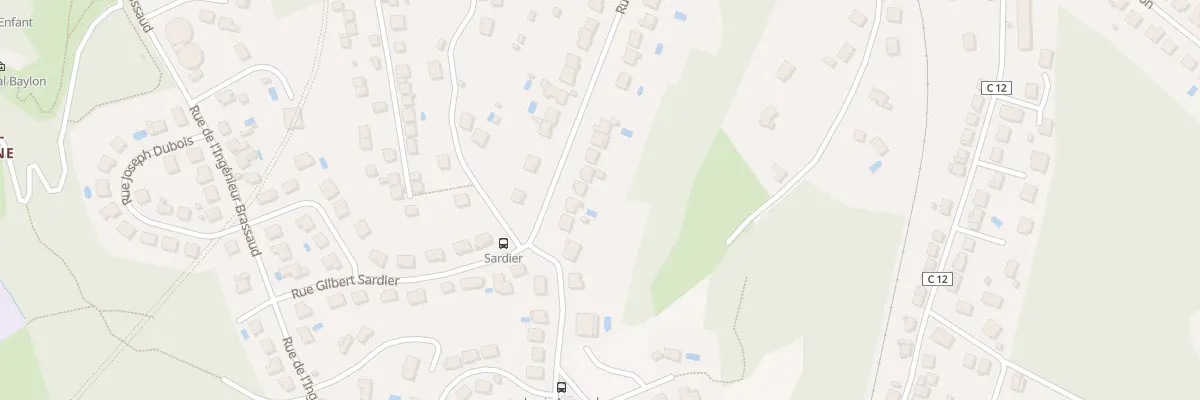 Plan du 33 Rue Rene Cassin à Brive-la-Gaillarde