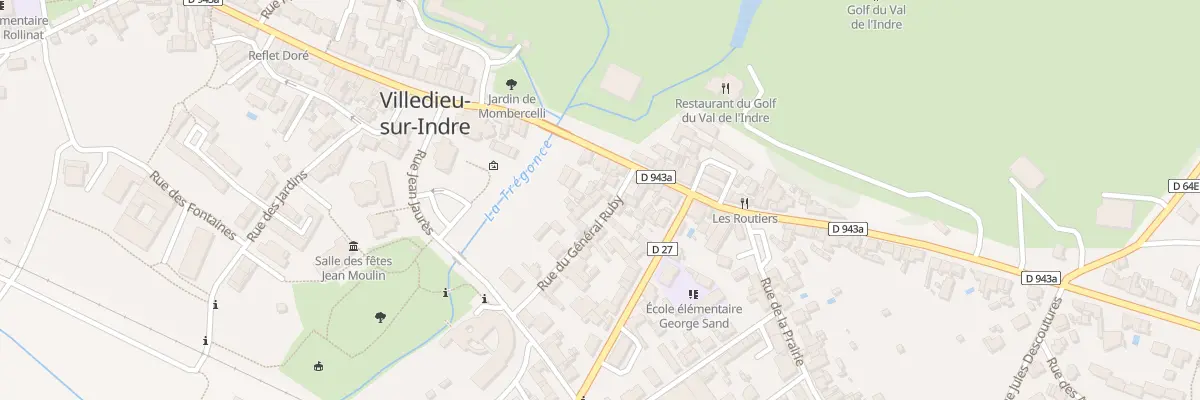 Plan du 6 Rue du Général Ruby à Villedieu-sur-Indre