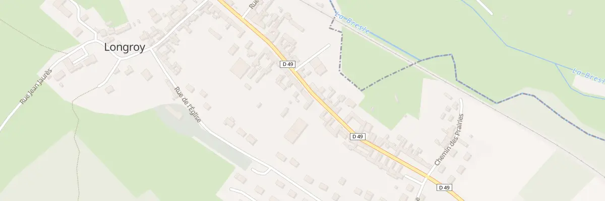 Plan du 30 Rue Georges Clémenceau à Longroy