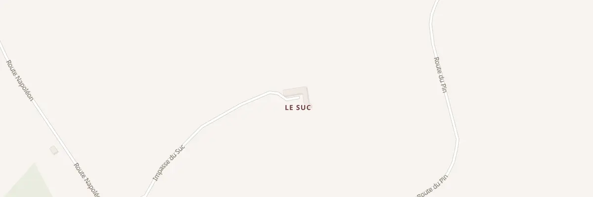 Plan du 5237 Le Suc à Salon-la-Tour