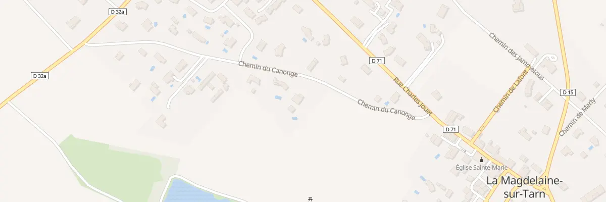 Plan du 203 Che du Canonge à La Magdelaine-sur-Tarn