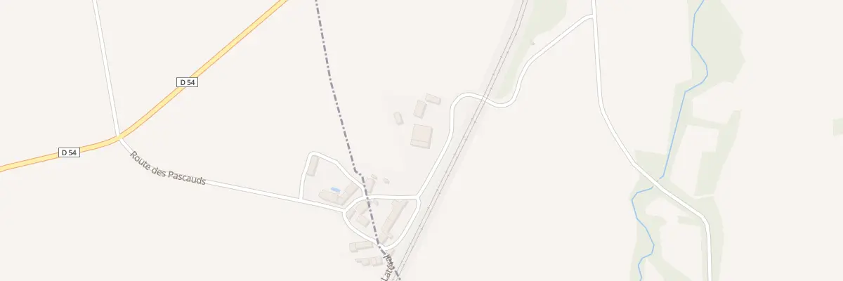 Plan du 2 Les Pascaults à Celon