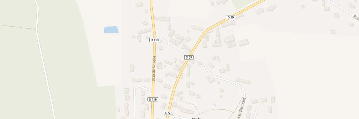 Plan du 25 Rue de Ballenette à Billy