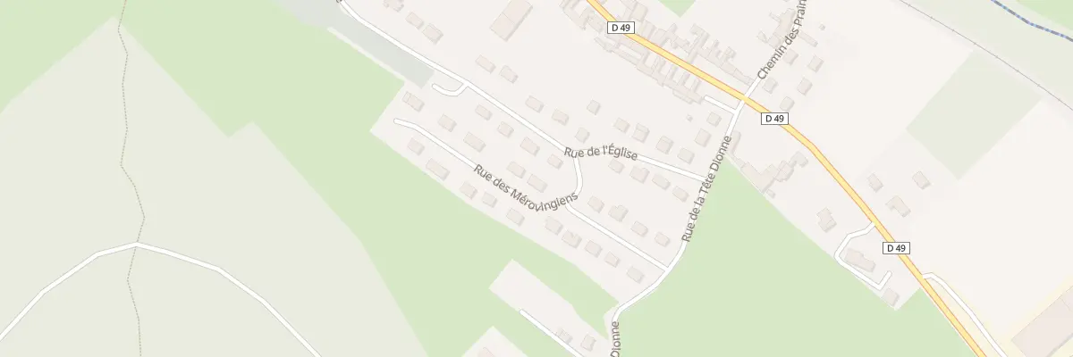 Plan du 10 Rue des Mérovingiens à Longroy
