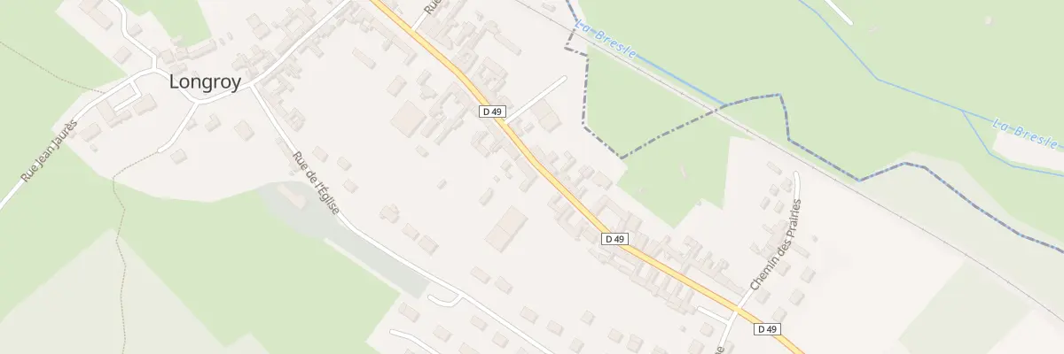 Plan du 30B Rue Georges Clémenceau à Longroy