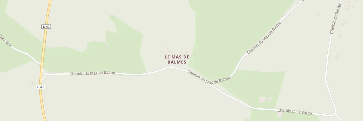 Plan du 411 Che du Mas de Balme à Saint Géry-Vers