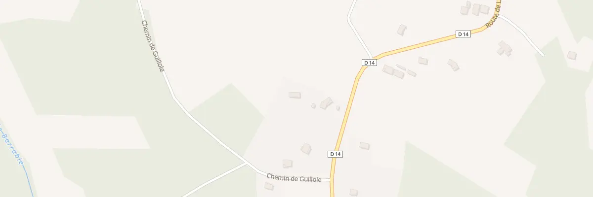 Plan du 2491 Rte de Labejau au Born