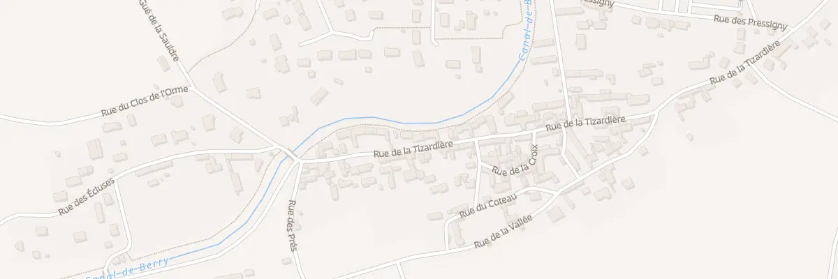 Plan du 68 Rue de la Tizardière à Selles-sur-Cher