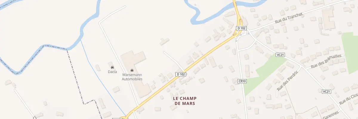 Plan du 14B Av de Cheverny à Bracieux