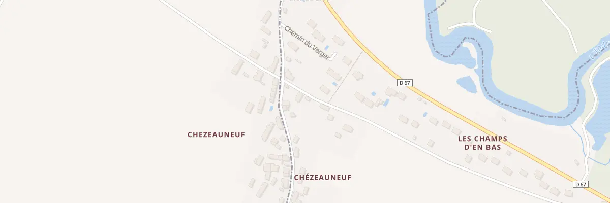 Plan du 5 Les Champs d’En Bas à Niherne