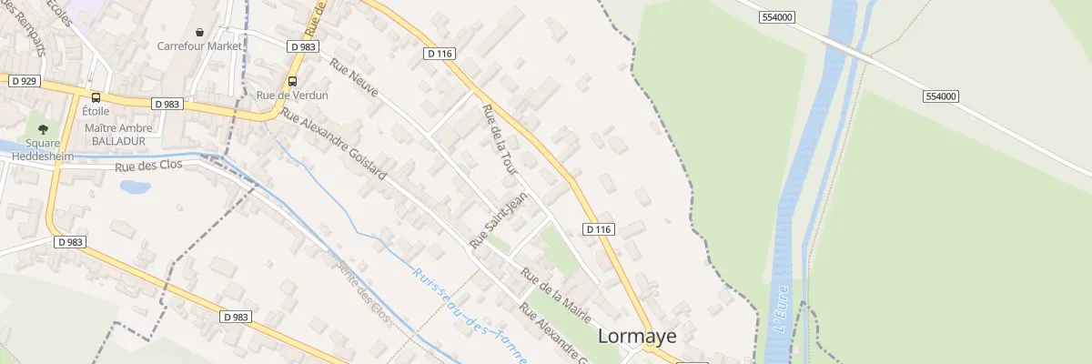 Plan du 26 Rue du Péage à Lormaye
