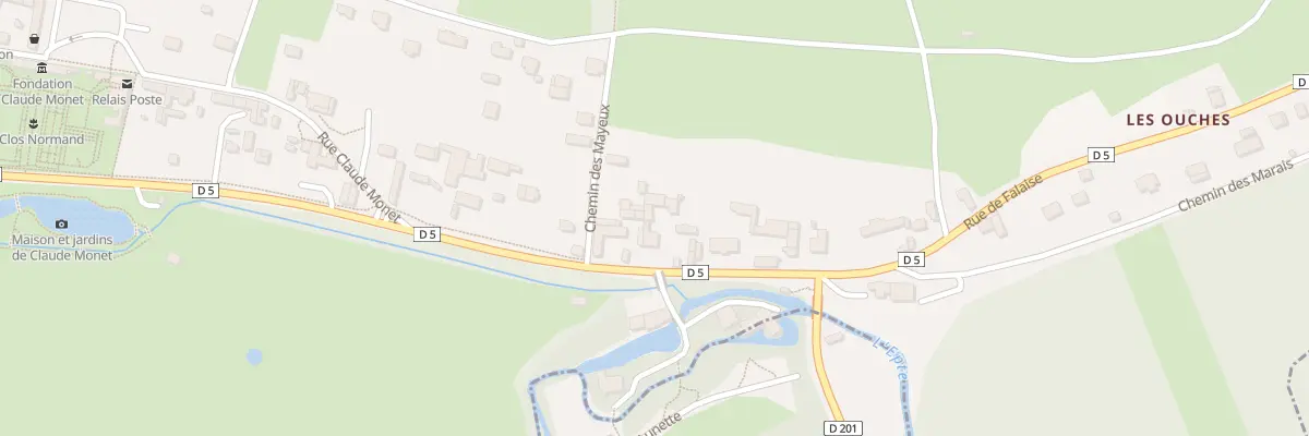 Plan du 21 Rue de Falaise à Giverny