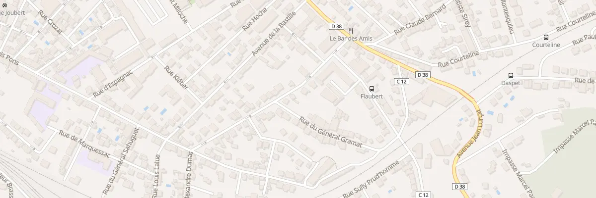 Plan du 9 Rue Gal Desbrulys à Brive-la-Gaillarde