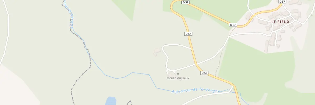 Plan du 4 Moulin du Fieux à Saint-Goussaud