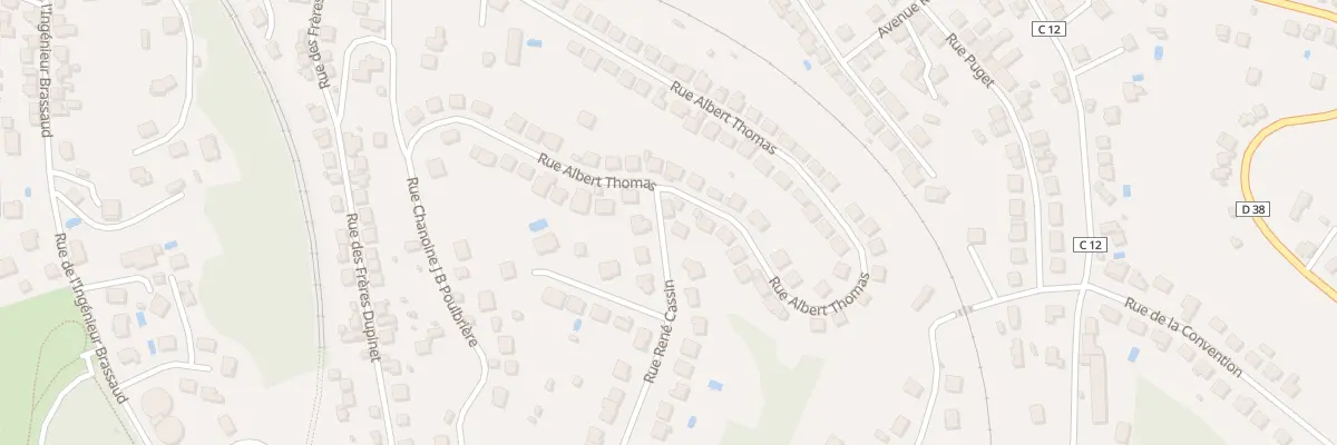 Plan du 61 Rue Albert Thomas à Brive-la-Gaillarde